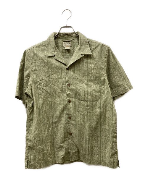 L.L.Bean（エルエルビーン）L.L.Bean (エルエルビーン) アロハシャツ グリーン サイズ:Mの古着・服飾アイテム