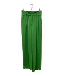 Ameri（アメリ）の古着「2WAY BASIC STRAIGHT PANTS」｜グリーン