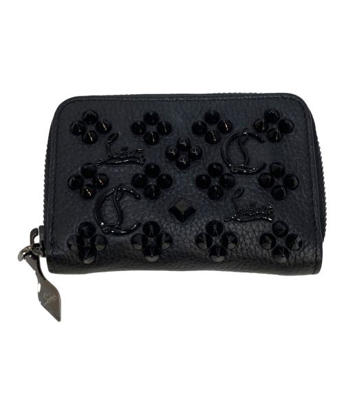 Christian Louboutin（クリスチャン・ルブタン）Christian Louboutin (クリスチャン・ルブタン) W PANETTONE COIN PURSE LOUBINTHESKY ブラックの古着・服飾アイテム