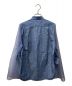 HYKE (ハイク) CHAMBRAY MILITARY SHIRT WITH SHEER SLEEVES インディゴ サイズ:M：12000円