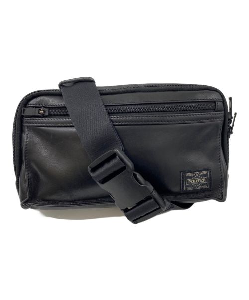 PORTER（ポーター）PORTER (ポーター) AMAZE WAIST BAG ブラックの古着・服飾アイテム