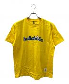 ballaholic×pickup playgroundボーラホリック×）の古着「プリントTシャツ」｜イエロー