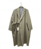 F/CE.エフシーイー）の古着「WATERPROOF WRAP COAT」｜SAGE GREEN