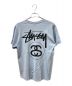 stussy (ステューシー) ロゴプリントTシャツ ブルー サイズ:M：6000円