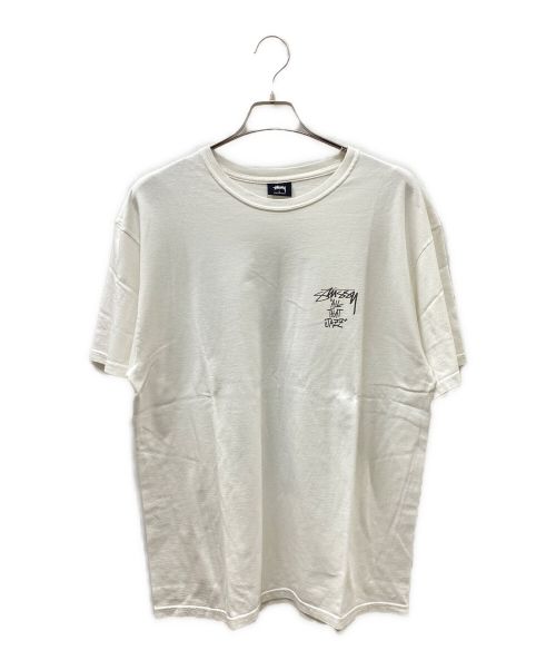 stussy（ステューシー）stussy (ステューシー) All That Jazz Pigment Tee ホワイト サイズ:Lの古着・服飾アイテム