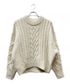 apartment Threeアパートメントスリー）の古着「Chunky Cable-Knit Sweater」｜アイボリー