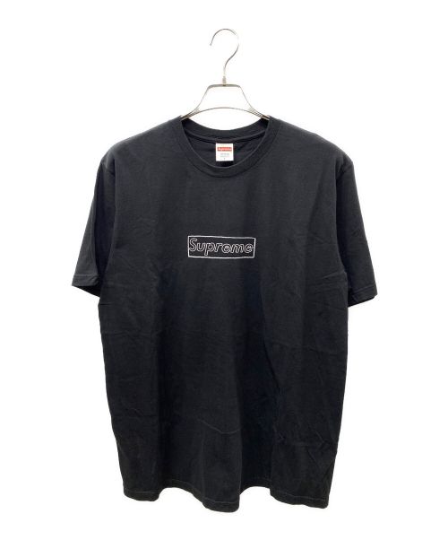 SUPREME（シュプリーム）SUPREME (シュプリーム) KAWS Chalk Logo Tee ブラック サイズ:Lの古着・服飾アイテム