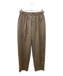 URU（ウル）の古着「WOOL TROPICAL EASY PANTS」｜ブラウン