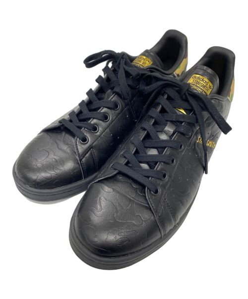 adidas（アディダス）adidas (アディダス) A BATHING APE (アベイシングエイプ) Stan Smith '30th Anniversary' ブラック サイズ:29cmの古着・服飾アイテム