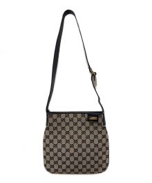 GUCCI（グッチ）の古着「GGショルダーバッグ」｜ベージュ×ブラック