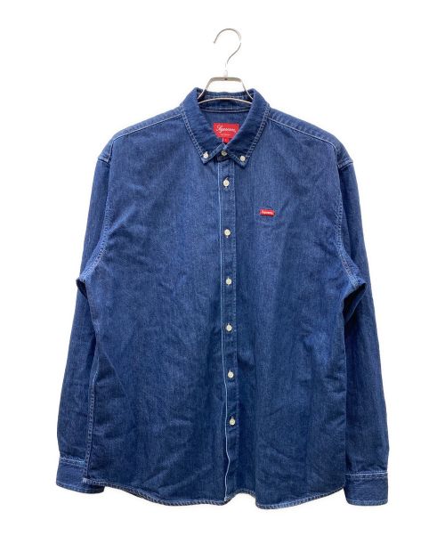 SUPREME（シュプリーム）Supreme (シュプリーム) Small Box Shirt/Denim インディゴ サイズ:Lの古着・服飾アイテム