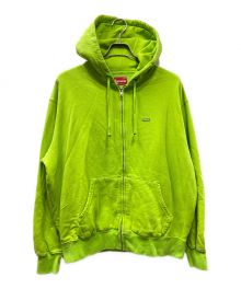 SUPREME（シュプリーム）の古着「24SS Overdyed Small Box Zip Up Hooded Sweatshirt」｜Lime