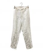 NIGEL CABOURNナイジェルケーボン）の古着「FRENCH WORK PANT - LINEN PIN OX」｜ホワイト