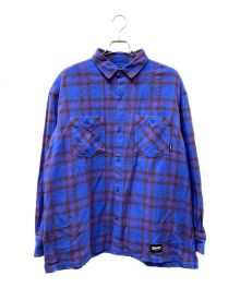 NEIGHBORHOOD（ネイバーフッド）の古着「TARTAN CHECK SHIRT タータンチェックネルシャツ」｜ブルー×ブラウン