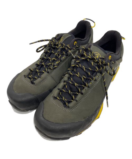 LA SPORTIVA（スポルティバ）LA SPORTIVA (スポルティバ) TX5 LOW GTX トレッキングシューズ GORE=TEX グレー×イエロー サイズ:27cmの古着・服飾アイテム