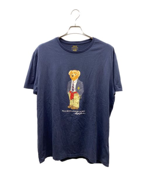 POLO RALPH LAUREN（ポロ・ラルフローレン）POLO RALPH LAUREN (ポロ・ラルフローレン) POLO BEAR プリントTシャツ ネイビー サイズ:Lの古着・服飾アイテム