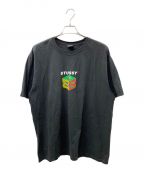 stussyステューシー）の古着「S64 Pigment Dyed Tee」｜ブラック