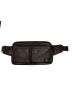 PORTER（ポーター）の古着「AMAZE WAIST BAG  アメイズレザーショルダーポーチ」｜ブラウン