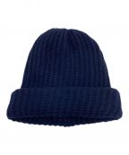 COMESANDGOES×everyoneカムズアンドゴーズ×エブリワン）の古着「knit cap ニット帽」｜ネイビー