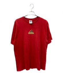 adidas（アディダス）の古着「00'sプリントTシャツ」｜レッド