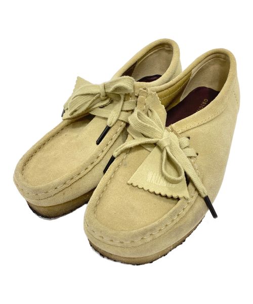 CLARKS ORIGINALS（クラークス オリジナルズ）CLARKS ORIGINALS (クラークス オリジナルズ) Wallabee ワラビースエードレザーシューズ ベージュ サイズ:37.5の古着・服飾アイテム