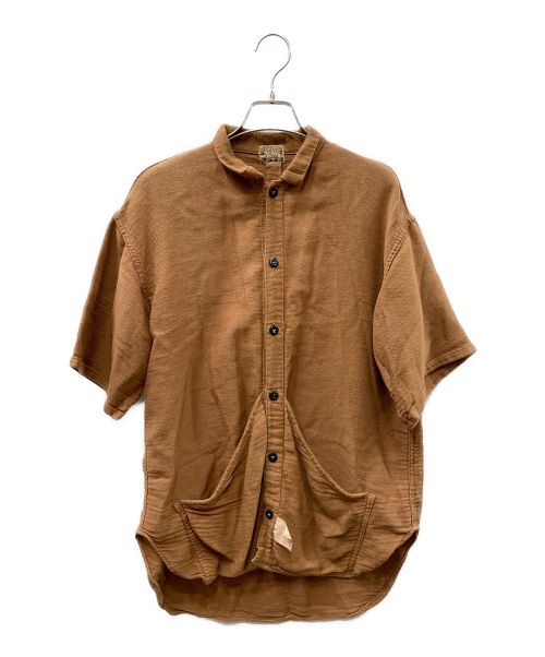 Tender Co（テンダー コー）Tender Co (テンダー コー) ワラビーポケットシャツ ブラウン サイズ:SIZE 34の古着・服飾アイテム