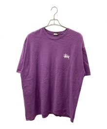 stussy（ステューシー）の古着「ロゴプリントTシャツ」｜パープル