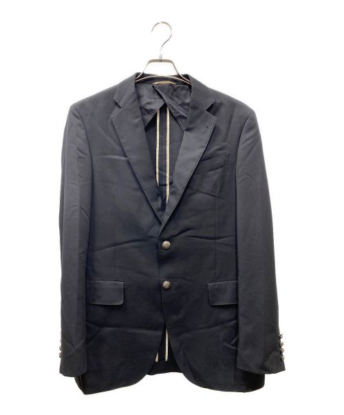 PAUL SMITH（ポールスミス）PAUL SMITH (ポールスミス) METAL BUTTON JACKET ブラック サイズ:Lの古着・服飾アイテム