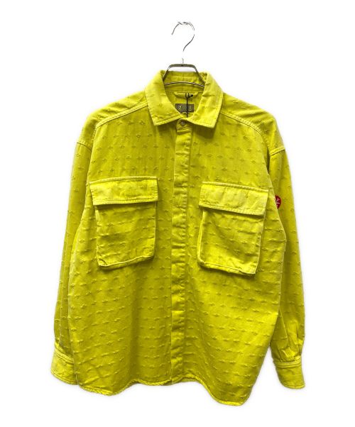 C.E（シーイー キャブエンプト）C.E (シーイー キャブエンプト) OVERDYE MAJ DAM SHIRT シャツジャケット イエロー サイズ:SIZE Mの古着・服飾アイテム