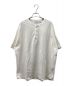 nonnative（ノンネイティブ）の古着「CLERK S/S HENLEY NECK TEE COTTON PIQUE OVERDYED ヘンリーネックカットソー」｜ホワイト