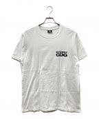 stussy×COMME des GARCONSステューシー×コムデギャルソン）の古着「コラボ Tシャツ」｜ホワイト