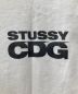 中古・古着 stussy (ステューシー) COMME des GARCONS (コムデギャルソン) コラボ Tシャツ ホワイト サイズ:M：6000円