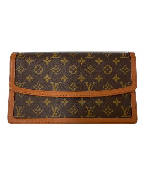 LOUIS VUITTON（ルイ ヴィトン）LOUIS VUITTON (ルイ ヴィトン) ポシェット・ダムPM クラッチバッグ ブラウンの古着・服飾アイテム