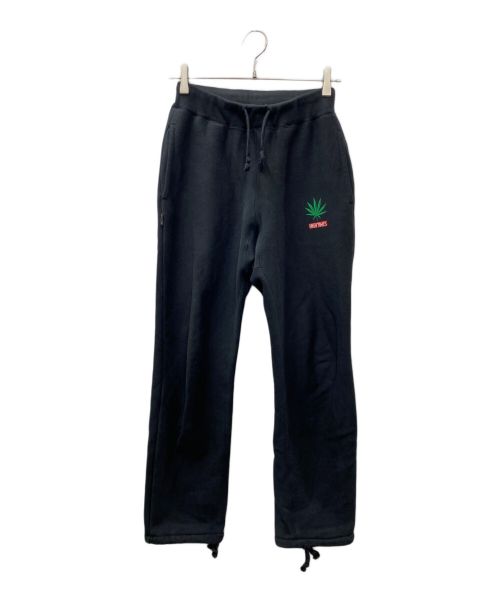 WACKO MARIA（ワコマリア）WACKO MARIA (ワコマリア) 24SS HIGH TIMES / HEAVY WEIGHT SWEAT PANTS スウェットパンツ ブラック サイズ:Ｓの古着・服飾アイテム