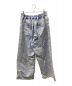 MAISON SPECIAL (メゾンスペシャル) 11oz Chemical Over-Dye Denim Buggy Pants ブルー×ホワイト サイズ:1：10000円