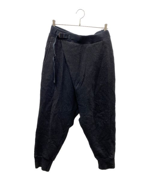 THE VIRIDI-ANNE（ヴィリジアン）THE VIRIDI-ANNE (ヴィリジアン) SWEAT JOGGERS PANTS ブラック サイズ:2の古着・服飾アイテム