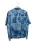 Acne studios (アクネ ストゥディオス) Bla Konst Printed Shirt Indigo 総柄シャツ ブルー サイズ:48：8000円