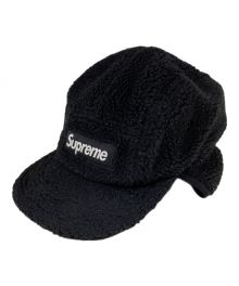 SUPREME（シュプリーム）の古着「20AW Deep Pile Earflap Camp Capキャップ」｜ブラック