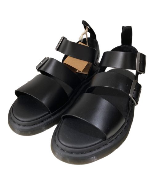 Dr.Martens（ドクターマーチン）Dr.Martens (ドクターマーチン) GRYPHON STRAP SANDAL グリフォン レザーストラップサンダル ブラック サイズ:UK7の古着・服飾アイテム