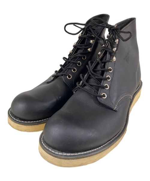 RED WING（レッドウィング）RED WING (レッドウィング) 8165 IRISH SETTER 6' ROUND-TOE ブーツ ブラック サイズ:9.5Dの古着・服飾アイテム