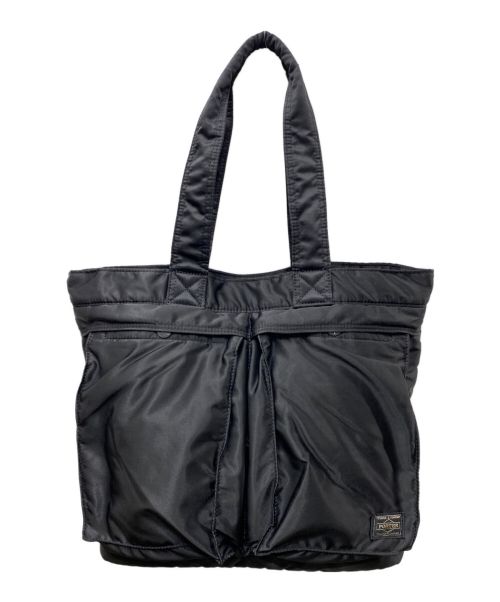 PORTER（ポーター）PORTER (ポーター) TANKER TOTE ブラックの古着・服飾アイテム