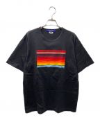 JUNYA WATANABE CdG MANジュンヤ ワタナベ コム デ ギャルソン マン）の古着「optical print crew-neck T-shirt」｜ブラック