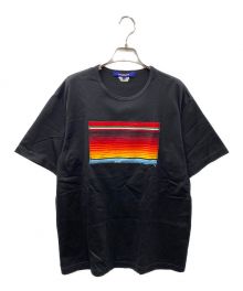 JUNYA WATANABE CdG MAN（ジュンヤ ワタナベ コム デ ギャルソン マン）の古着「optical print crew-neck T-shirt」｜ブラック