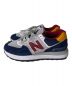 NEW BALANCE COMME des GARCONS JUNYA WATANABE MAN (コム デ ギャルソン ジュンヤ ワタナベ マン) 574 Legacy  コラボスニーカー ネイビー×グレー サイズ:26：10000円