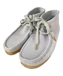 CLARKS×sporty&rich（クラークス×スポーティーアンドリッチ）の古着「Wallabee Boots コラボモカシンシューズ ワラビー」｜スカイブルー