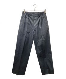 LE（エルイー）の古着「TWO TUCK Cotton Pants」｜ブラック