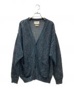 YOKEヨーク）の古着「MESHED KNIT CARDIGAN」｜ブラック