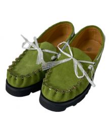 TOMO & CO（トモアンドシーオー）の古着「DYNEEMA MOCCASINS モカシンシューズ」｜グリーン