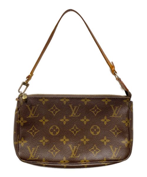 LOUIS VUITTON（ルイ ヴィトン）LOUIS VUITTON (ルイ ヴィトン) ポシェット・アクセソワール ハンドバッグ ブラウン サイズ:FREEの古着・服飾アイテム