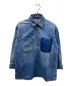 Spick and Span（スピックアンドスパン）の古着「51/2 HALFZIP DENIM SHIRT」｜ブルー